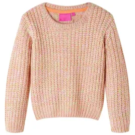 sweter-dzieciecy-z-dzianiny-pastelowy-roz-128