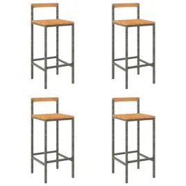 stolki-barowe-4-szt-szary-polirattan-i-lite-drewno-akacjowe