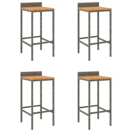 stolki-barowe-4-szt-szary-polirattan-i-lite-drewno-akacjowe