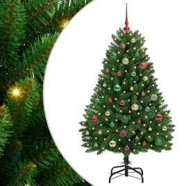 sztuczna-choinka-z-150-diodami-led-zielony-150-cm-pvc-i-metal