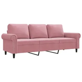 sofa-3-osobowa-rozowa-180-cm-obita-aksamitem
