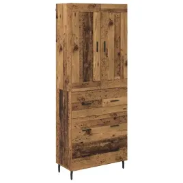 highboard-2-pcs-stare-drewno-drewno-inzynieryjne-i-szklo
