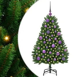 sztuczna-choinka-z-150-diodami-led-zielony-120-cm-pvc-i-metal