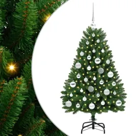 sztuczna-choinka-z-150-diodami-led-zielony-120-cm-pvc-i-metal