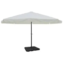 bialy-parasol-ogrodowy-z-przenosna-aluminiowa-podstawa