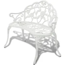 lawka-ogrodowa-100-cm-odlewane-aluminium-biala