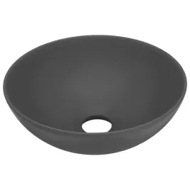 umywalka-lazienkowa-ceramiczna-ciemnoszara-okragla