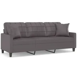 3-osobowa-sofa-z-poduszkami-szara-180-cm-sztuczna-skora