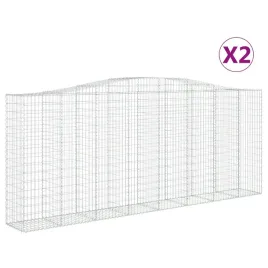 kosze-gabionowe-2-szt-400x50x160-180-cm-galwanizowane-zelazo