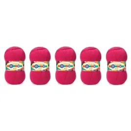 wloczka-nako-bonbon-ince-98399-amarantowy-pakiet-5-szt