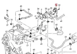 krociec-ukladu-chlodzenia-vw-a4-passat19tdi-00-vag-038121144a