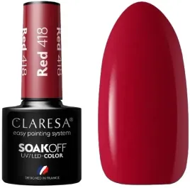 lakier-hybrydowy-red-418-5g-claresa-intensywny-blask-czysta-czerwien
