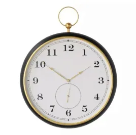 ikea-kuttersmycke-zegar-scienny-czarny-zloty-46-cm