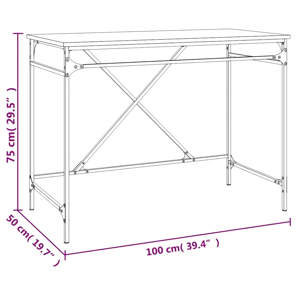 biurko-brazowy-dab-100x50x75-cm-stan-nowy