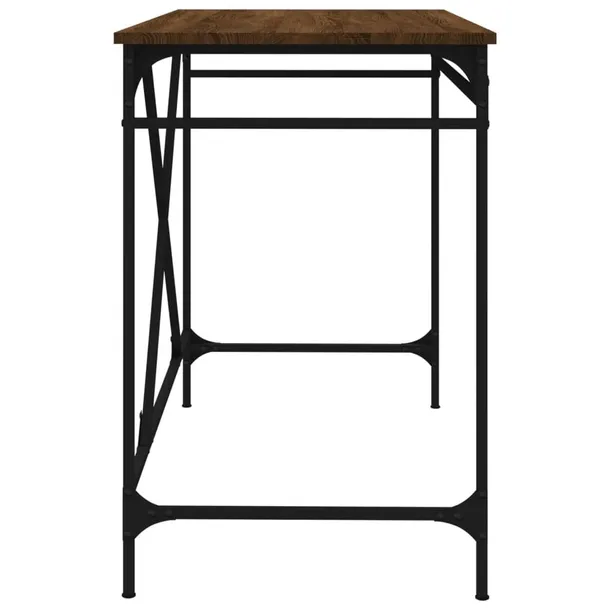 biurko-brazowy-dab-100x50x75-cm-stan-nowy-ksztalt-blatu-prostokatny