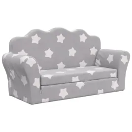 2-os-sofa-dla-dzieci-rozkladana-szara-w-gwiazdki-plusz