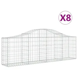 kosze-gabionowe-8-szt-200x30x60-80-cm-galwanizowane-zelazo