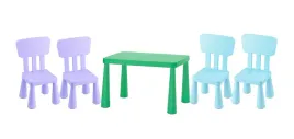 ikea-mammut-stolik-zielony-77x55-cm-2-krzeselka-jasnoniebieski-liliowy