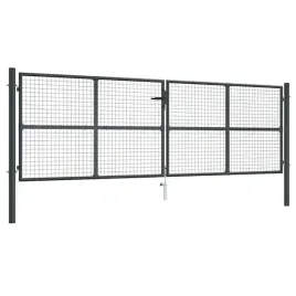 brama-ogrodowa-z-siatki-galwanizowana-stal-400x175-cm-szara