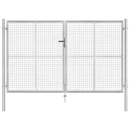 brama-ogrodowa-galwanizowana-stal-306x200-cm-srebrna