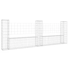 ogrodzenie-gabionowe-z-3-slupkami-zelazo-260x20x100-cm