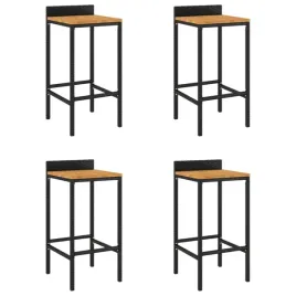 stolki-barowe-4-szt-czarny-polirattan-i-lite-drewno-akacjowe