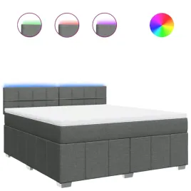 lozko-kontynentalne-200-x-180-cm-ciemnoszare-z-materacem-i-topperem