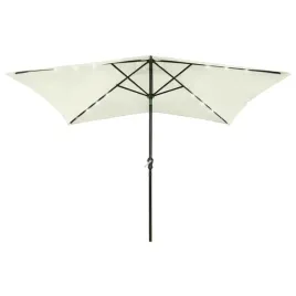 parasol-z-lampkami-led-na-stalowym-slupku-piaskowy-2x3-m