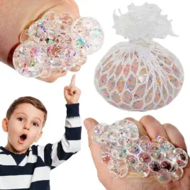 gniotek-antystresowy-w-siatce-ball-pilka-dzien-chlopaka-winogrono-brokatowe