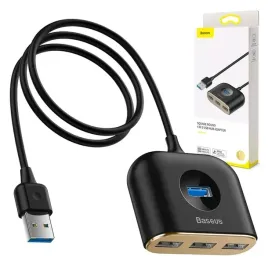 baseus-adapter-przejsciowka-hub-usb-4w1-1x-usb-3-0-3x-usb-2-0-microusb-1m