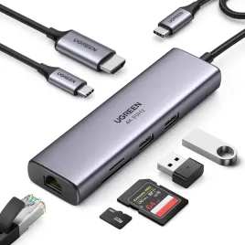 ugreen-adapter-hub-usb-c-2x-usb-hdmi-sd-usb-c-rj45-1gbps-przejsciowka