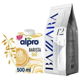 zestaw-kawa-ziarnista-bazzara-dodicigrancru-250g-alpro-barista-500ml-gratis