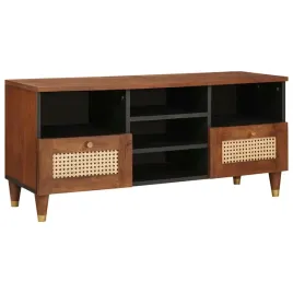szafki-i-regaly-na-media-z-szuflada-brazowy-100-x-33-5-x-46-cm
