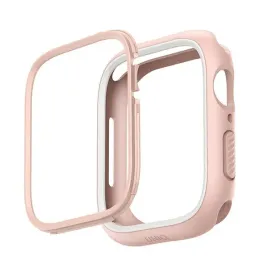 uniq-etui-moduo-apple-watch-series-4-5-6-7-8-9-se-se2-44-45mm-rozowy-bialy