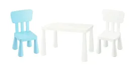 ikea-zestaw-mammut-stolik-bialy-77x55cm-2-krzeselka-bialy-jasnoniebieski