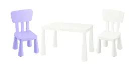 ikea-zestaw-mammut-stolik-bialy-77x55-cm-2-krzeselka-bialy-liliowy