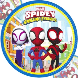 talerzyki-papierowe-urodzinowe-spidey-spiderman-spajdi-x8