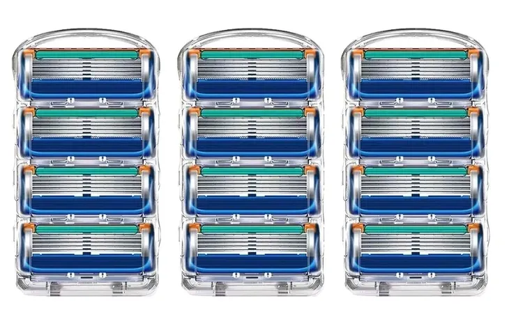 12x WKŁADY OSTRZA NOŻYKI DO GILLETTE FUSION 5 POWER PROGLIDE 12 SZT