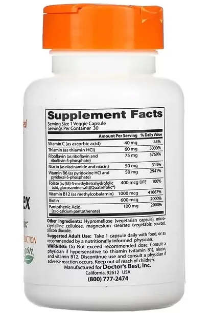 doctors-best-fully-active-b-complex-30-kapsulek-kompleks-wtamin-b-skladnik-dominujacy-kompleks-witamin-z-grupy-b