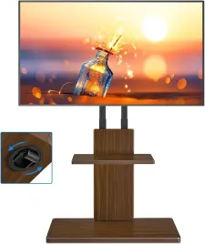 mobilny-stojak-pod-telewizor-32-70-cali-kolka-polka-drewno-45kg