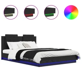 rama-lozka-z-wezglowiem-ze-led-lights-czarny-dab-160-x-200-cm