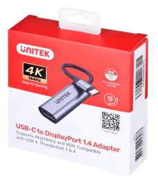 unitek-adapter-usb-c-displayport-1-4-8k-60hz