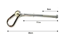 lacznik-montazowy-karabinczyk-zawiesie-17cm
