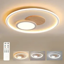 lampa-sufitowa-drewniana-sciemniana-pilot-zdalnego-sterowania