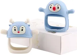 zestaw-2-sztuk-gryzakow-silikonowych-smily-mia-pingwin-and-renifer-gryzak