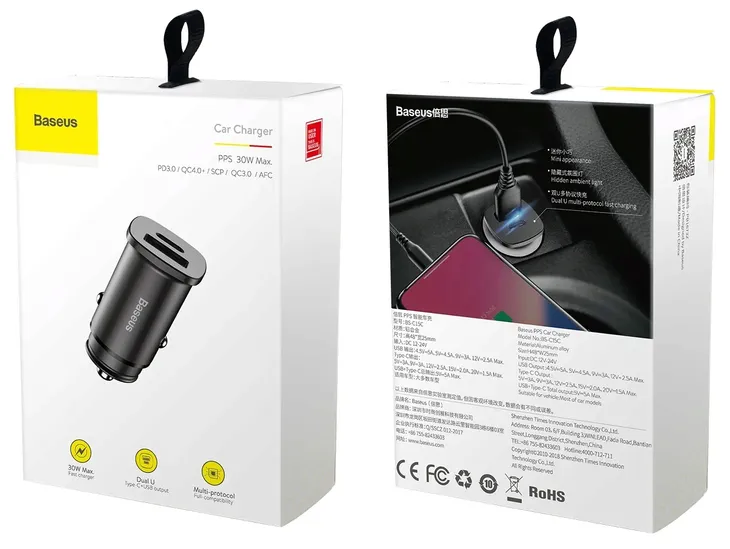 ladowarka-samochodowa-baseus-usb-typ-c-qc-pd-30w-stan-nowy-waga-z-opakowaniem-0-01-kg