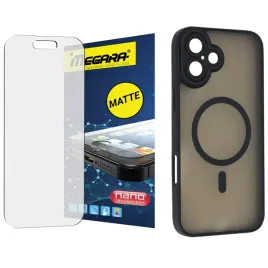 szklo-hybrydowe-do-iphone-16-matowe-magsafe-etui-czarne-tpu
