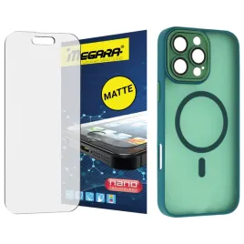 szklo-hybrydowe-do-iphone-16-pro-max-matowe-magsafe-etui-zielone-tpu