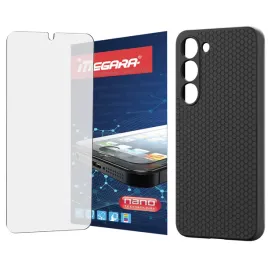 szklo-hybrydowe-do-samsung-galaxy-s23-ochronne-etui-silikonowe-czarne-tpu