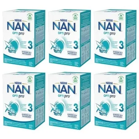 Nestle NAN Optipro 3 mleko modyfikowane 6 x 650g